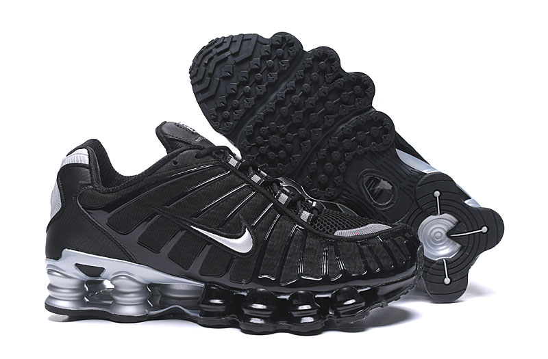 Nike Shox TL Men's Shoes Black Silver-06 - Click Image to Close
